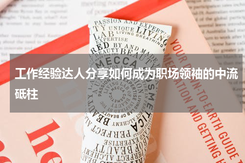 工作经验达人分享如何成为职场领袖的中流砥柱