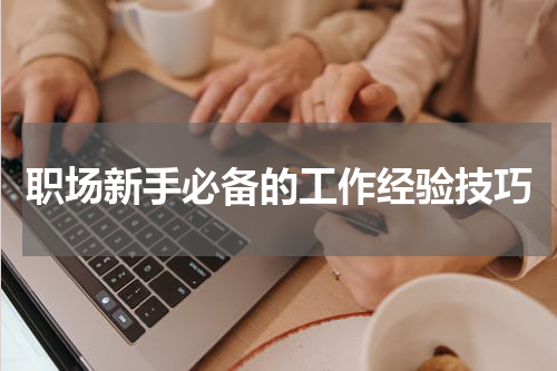 职场新手必备的工作经验技巧