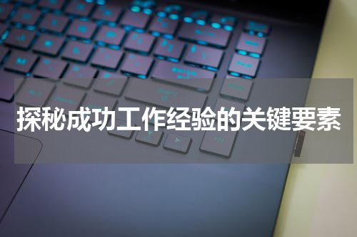 探秘成功工作经验的关键要素