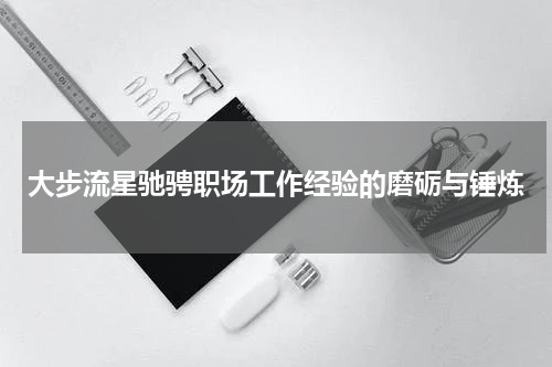 大步流星驰骋职场工作经验的磨砺与锤炼