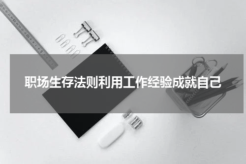 职场生存法则利用工作经验成就自己