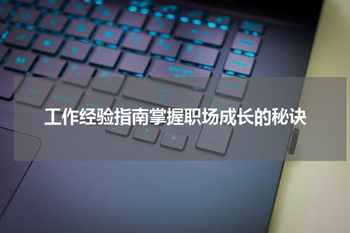 工作经验指南掌握职场成长的秘诀