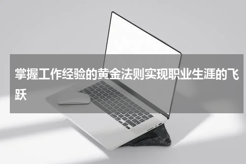 掌握工作经验的黄金法则实现职业生涯的飞跃