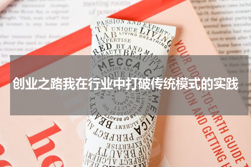 创业之路我在行业中打破传统模式的实践