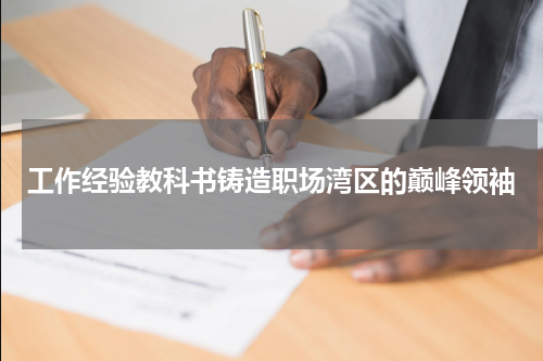 工作经验教科书铸造职场湾区的巅峰领袖