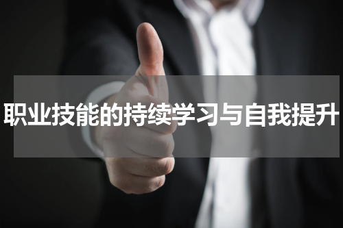 职业技能的持续学习与自我提升