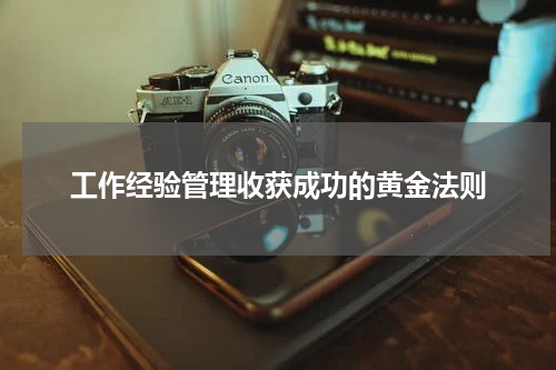 工作经验管理收获成功的黄金法则