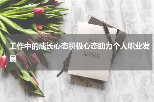 工作中的成长心态积极心态助力个人职业发展