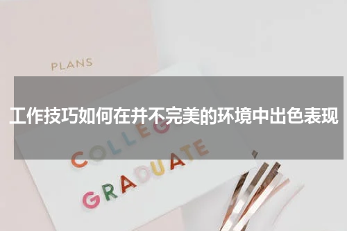 工作技巧如何在并不完美的环境中出色表现
