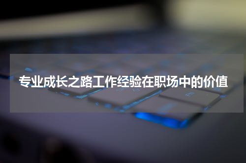 专业成长之路工作经验在职场中的价值