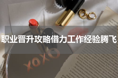 职业晋升攻略借力工作经验腾飞