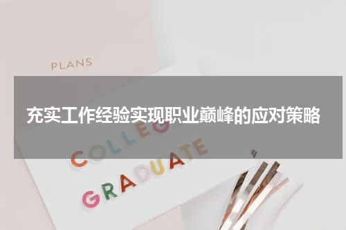 充实工作经验实现职业巅峰的应对策略