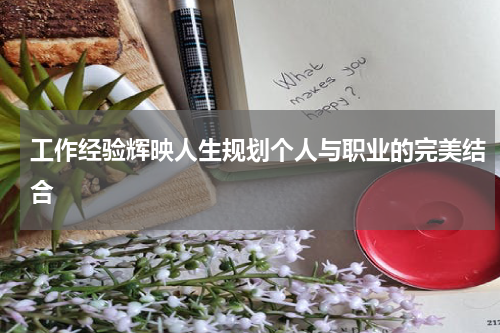 工作经验辉映人生规划个人与职业的完美结合