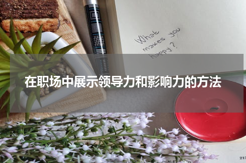 在职场中展示领导力和影响力的方法