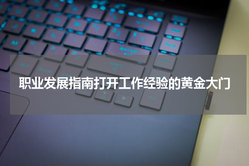 职业发展指南打开工作经验的黄金大门