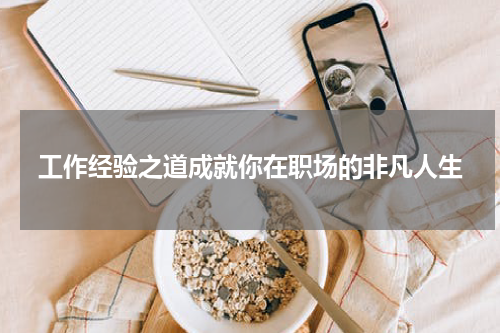 工作经验之道成就你在职场的非凡人生