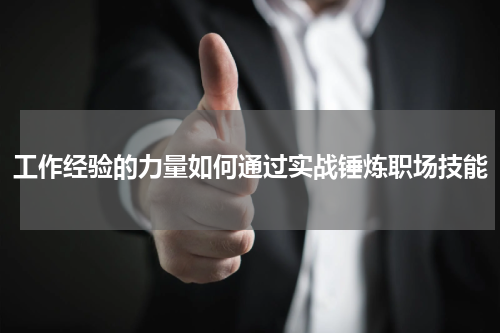 工作经验的力量如何通过实战锤炼职场技能