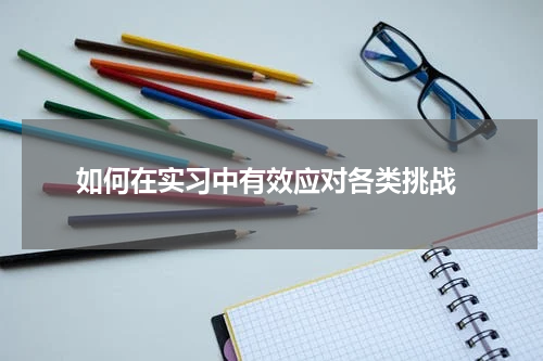  如何在实习中有效应对各类挑战