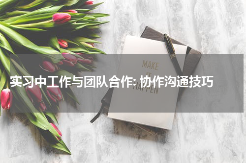  实习中工作与团队合作: 协作沟通技巧