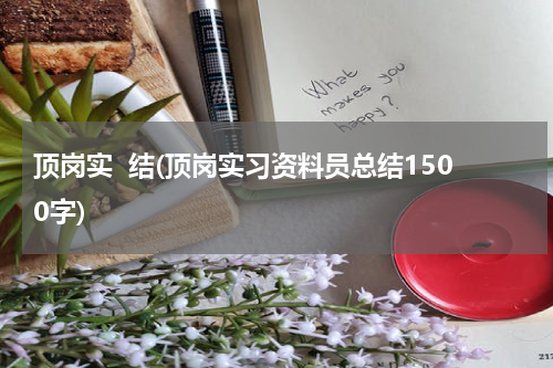 顶岗实  结(顶岗实习资料员总结1500字)