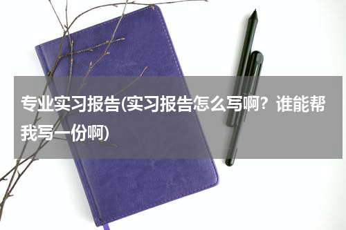 专业实习报告(实习报告怎么写啊？谁能帮我写一份啊)