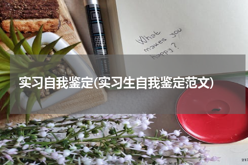 实习自我鉴定(实习生自我鉴定范文)