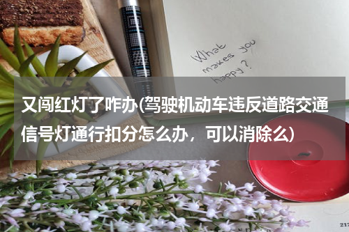 又闯红灯了咋办(驾驶机动车违反道路交通信号灯通行扣分怎么办，可以消除么)