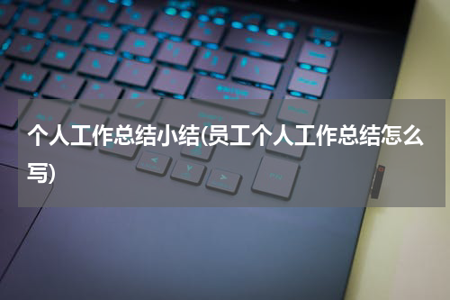 个人工作总结小结(员工个人工作总结怎么写)