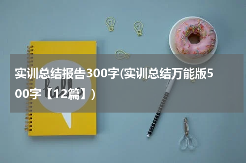 实训总结报告300字(实训总结万能版500字【12篇】)