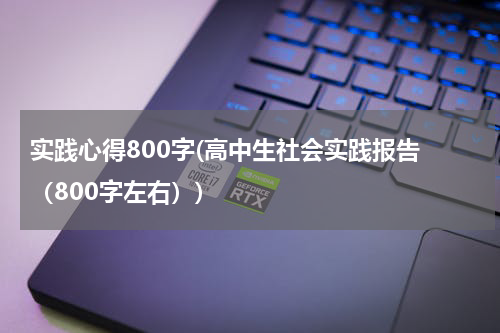 实践心得800字(高中生社会实践报告 （800字左右）)
