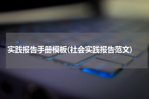实践报告手册模板(社会实践报告范文)
