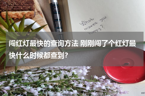 闯红灯最快的查询方法 刚刚闯了个红灯最快什么时候都查到？