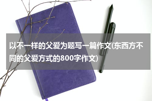 以不一样的父爱为题写一篇作文(东西方不同的父爱方式的800字作文)