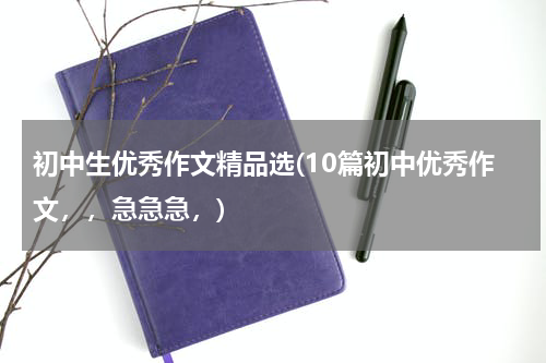 初中生优秀作文精品选(10篇初中优秀作文，，急急急，)