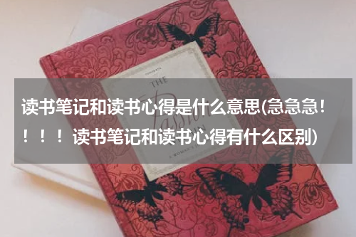 读书笔记和读书心得是什么意思(急急急！！！！读书笔记和读书心得有什么区别)