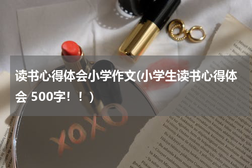读书心得体会小学作文(小学生读书心得体会 500字！！)