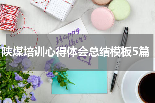陕煤培训心得体会总结模板5篇
