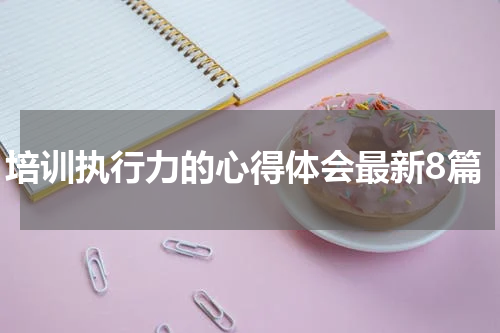 培训执行力的心得体会最新8篇