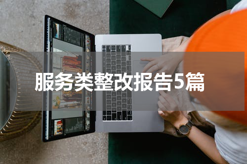 服务类整改报告5篇