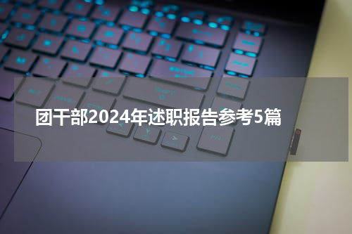 团干部2024年述职报告参考5篇
