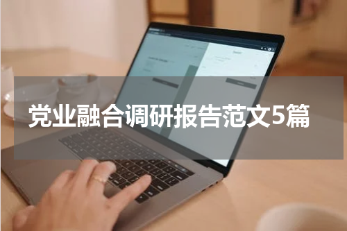 党业融合调研报告范文5篇