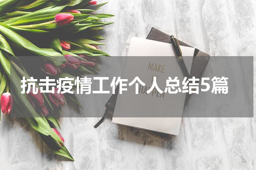 抗击疫情工作个人总结5篇