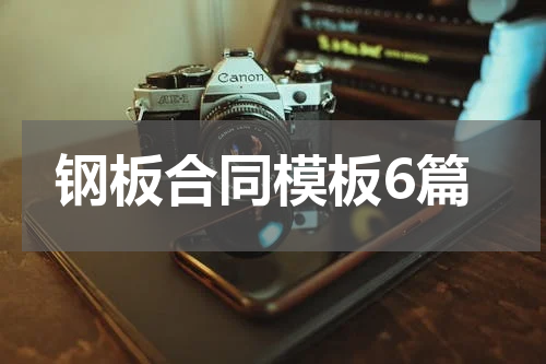 钢板合同模板6篇