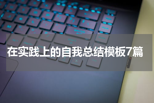 在实践上的自我总结模板7篇